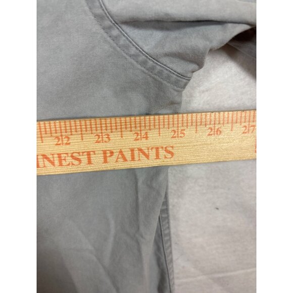 L.L.Bean Mens Traditional Fit Gray Button-Up Shirt Size L -REG100% Cotton - Picture 7 of 10
